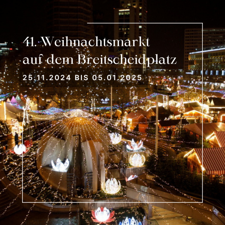 Eröffnung Weihnachtsmarkt 2024 auf dem Breitscheidplatz