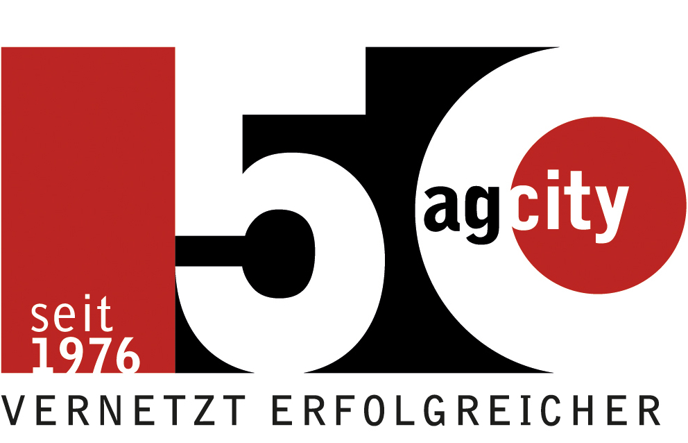 Jubiläumslogo der AG City