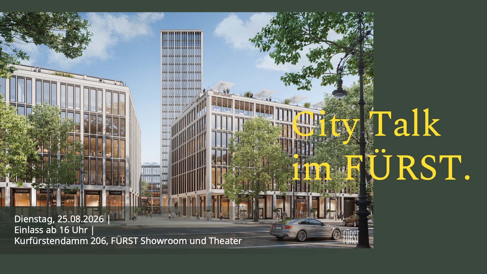 City Talk im FÜRST am Kurfürstendamm